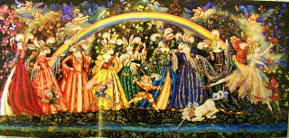 Interior of Rabbits of the Rainbow